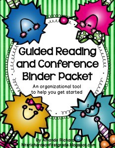 An organized guided reading binder is the important for the success of guided reading groups. See how to keep student data together, organize groups, and manage conferences all in one place! #guidedreading #balancedliteracy