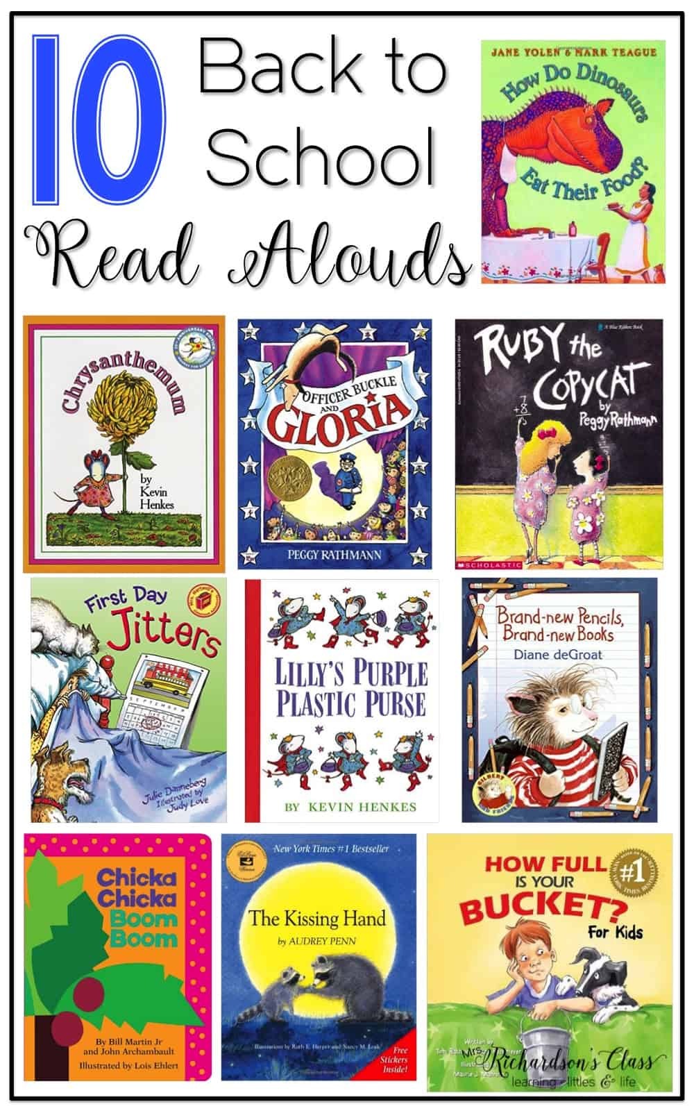 These back to school read alouds were favorites in my classroom! I love the tips this teacher provides for reading at the beginning of the school year, too! 