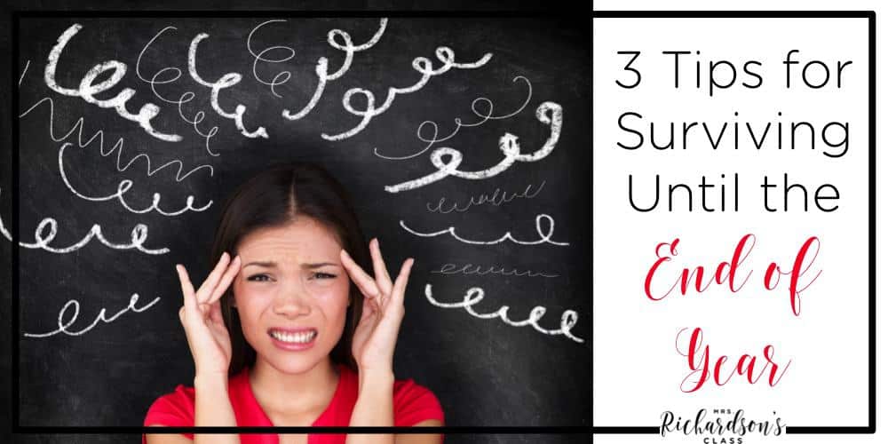 Sometimes the end of the year makes you want to pull your hair out! These 3 tips are just what you need to make it through!