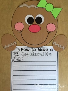 Gingerbread Writing and Craft