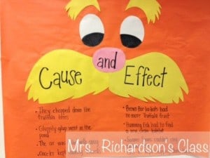 Cause and Effect Anchor Chart