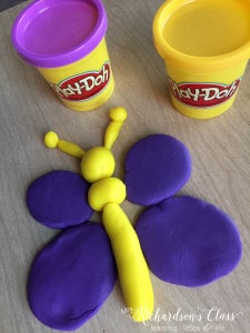 6 activities for teaching about insects-use play-doh to create insects and discuss their parts!