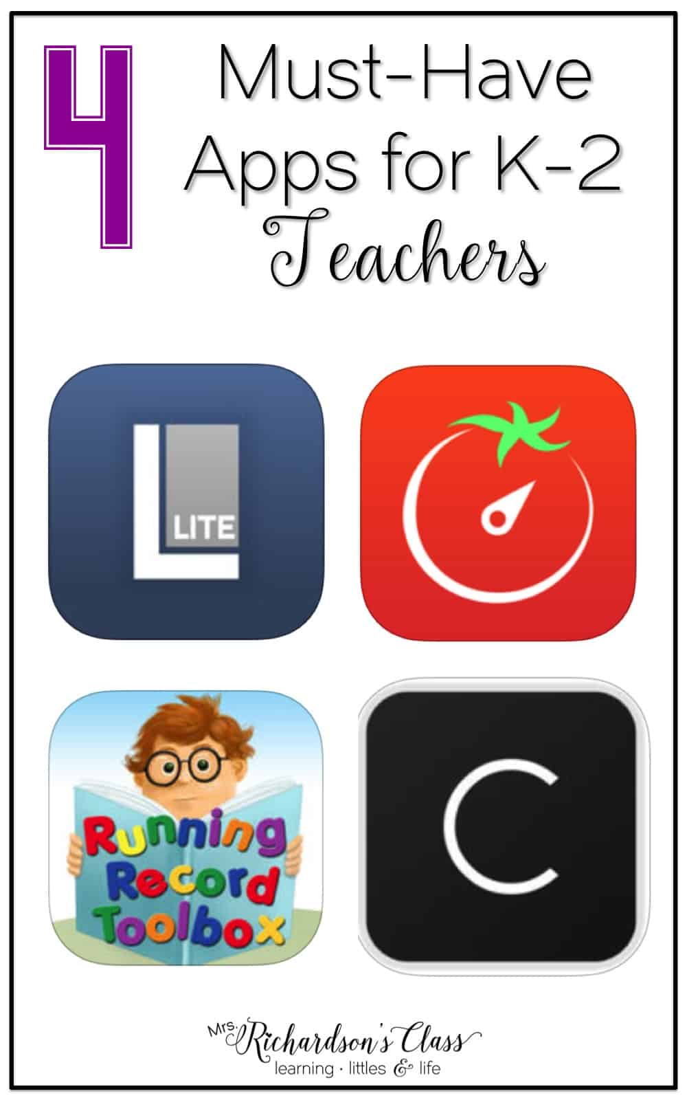 There are tons of great apps for students to use, but what about apps for teachers to use as they are teaching? This short group of 4 apps are definitely must-haves for any elementary teacher!