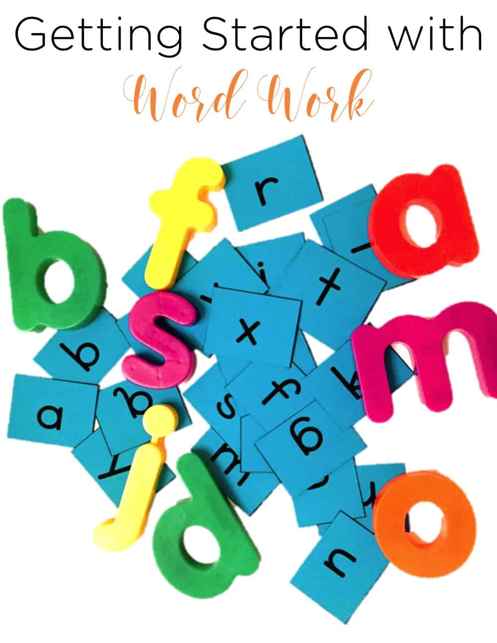Word Work is an important part of the balanced literacy approach to reading. See how this teacher does word study in her kindergarten and first grade classroom, see her favorite resources, and grab the FREEBIE! #literacy #homeschool #language arts #wordwork