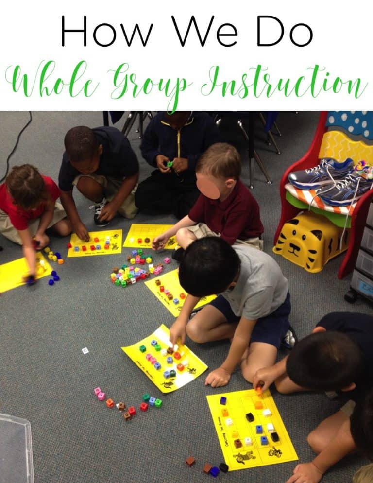 Whole group instruction is a part of every classroom. See how this teacher organizes that time and engages her students.