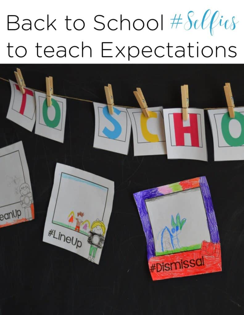 Teach back to school expectations with this fun selfie activity! Students will illustrate what each part of their day should look like through a selfie.