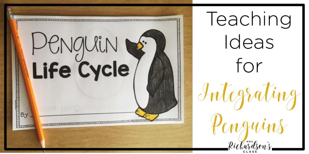 Integrating penguins into your literacy and science time is easy with these penguin activities for kindergarten and first grade! There's everything from anchor charts, printables, sorts, interactive notebook activities, and more! #allaboutpenguins #firstgrade