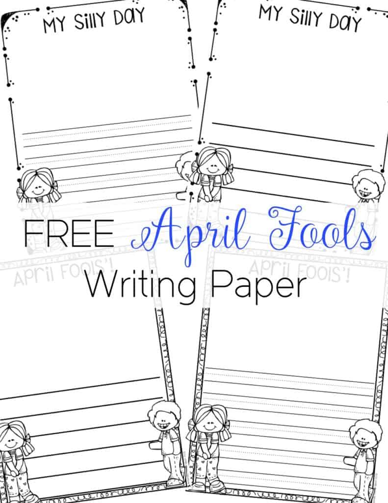 April fools writing is a fun opportunity for students to express their silly personalities and be creative! They also could write about cause and effect using the day as a prompt!