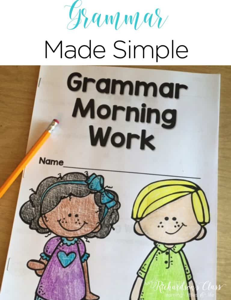 Finding time for grammar lessons for little learners is tough! See how this teacher squeezes in grammar each morning with her students!