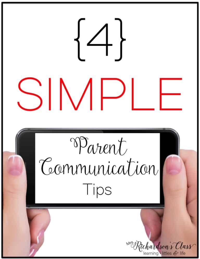 These 4 simple parent communication tips are great! I especially love how simple the first one is with keeping my parents up to date on things!