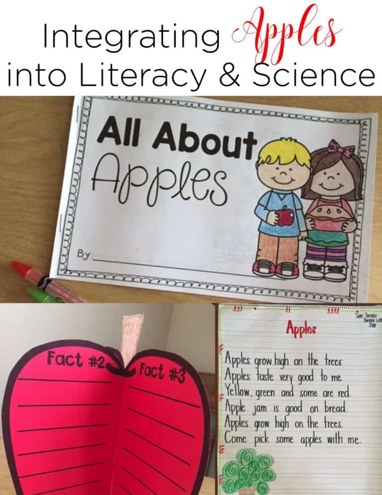 Integrating Apples into science, reading, and writing is not only simple, but engaging! It's the perfect way to hook your little learners!