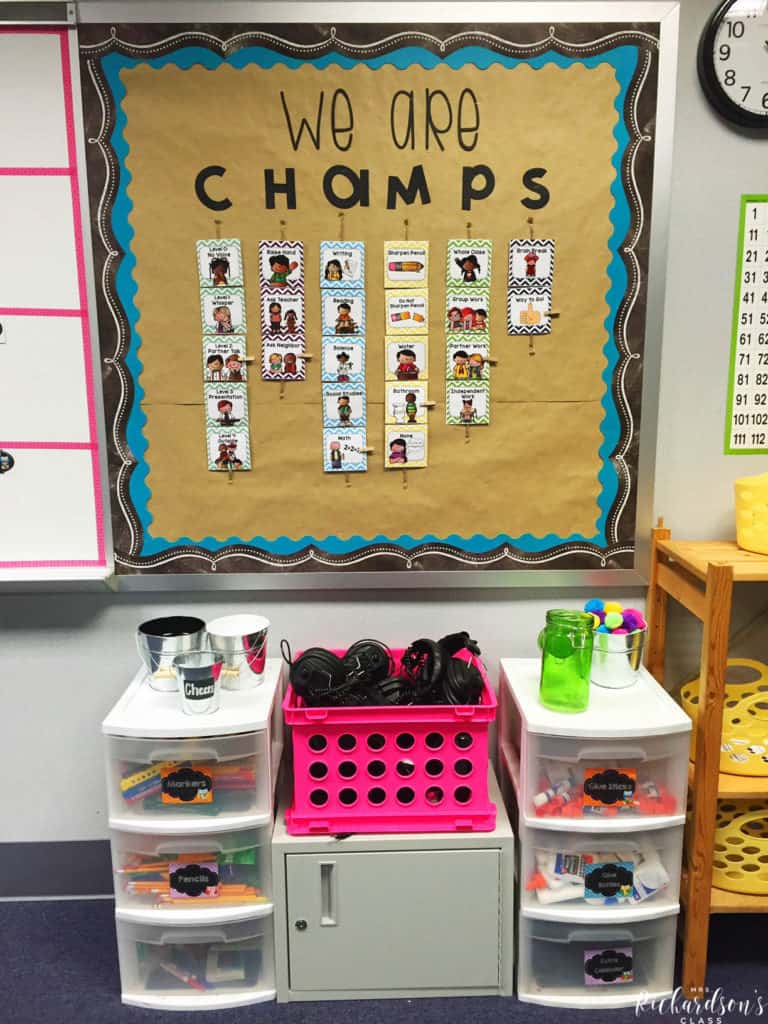 CHAMPS is a great way to have positive behavior expectations throughout your day. 