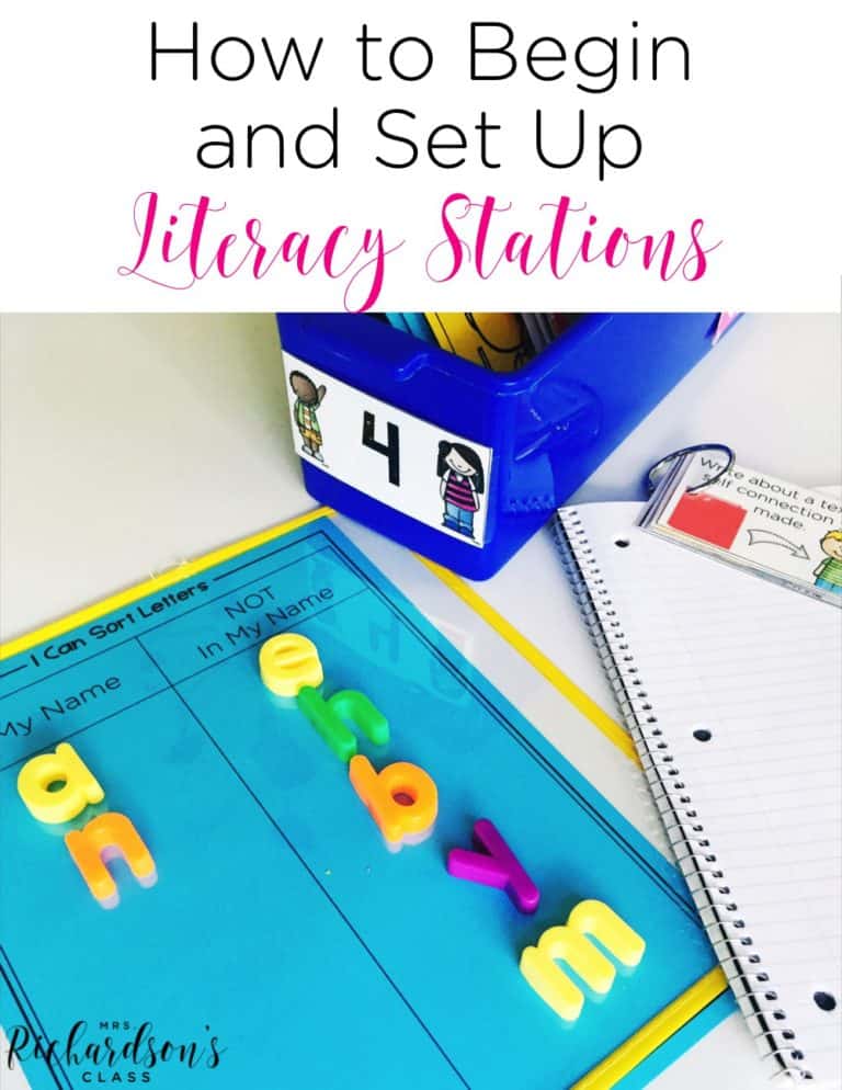Beginning literacy stations can seem like a huge task, but it really is simple! No more changing stations out each week! Keep your learners engaged and make your job easier!