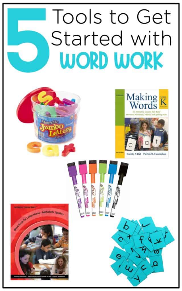 These resources are essential to word work, or word study, during your reading block when using a balanced literacy approach. See how this teacher implements it into her day and grab the freebie!