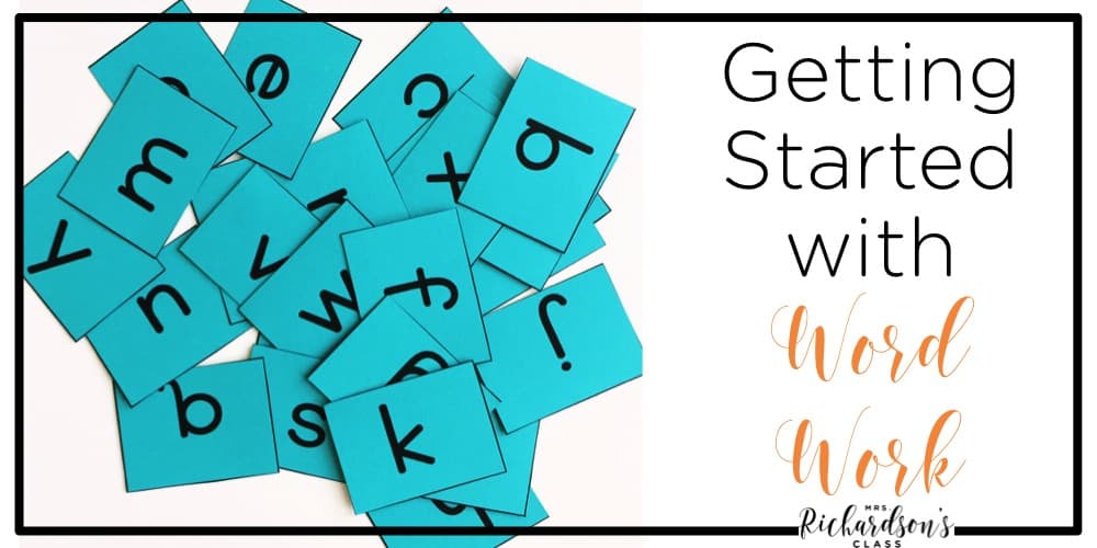 Word Work is an important part of the balanced literacy approach to reading. See how this teacher does word study in her kindergarten and first grade classroom, see her favorite resources, and grab the freebie!