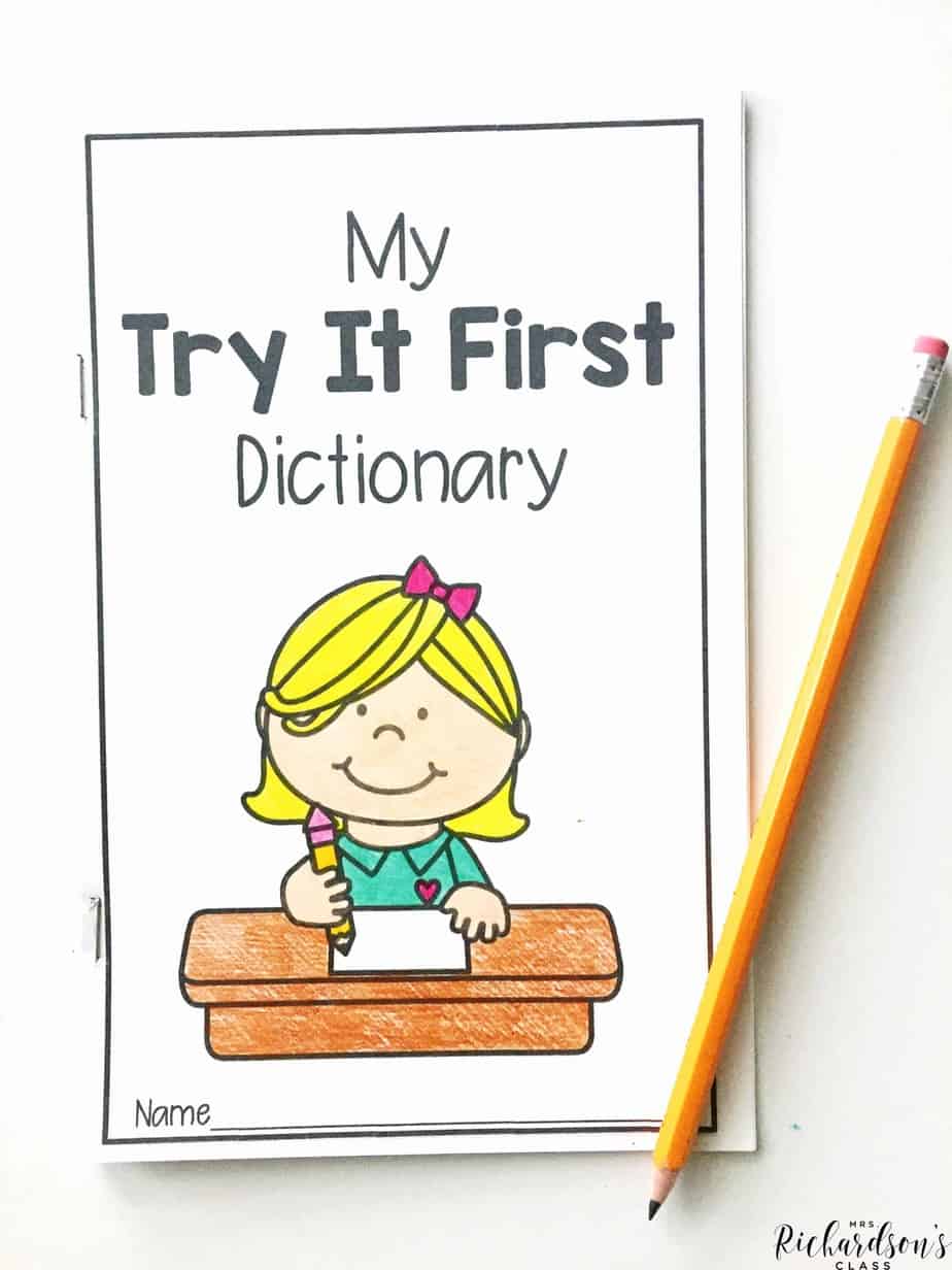 Using a Try It First dictionary has totally changed the attitudes and self esteem of my little writers!