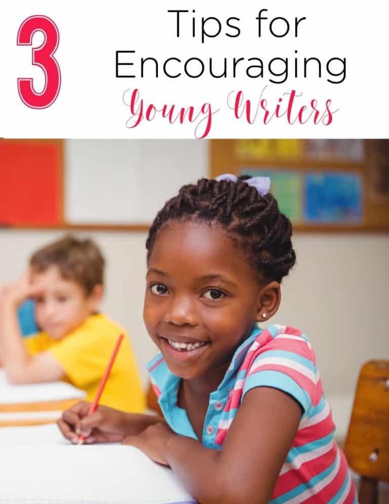 Do your young writers need a boost? These 3 tips are easy ways to encourage them to be excellent writers! Perfect tips for kindergarten writing, first grade writing, and even second grade writing!