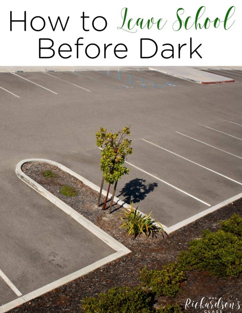 Leaving school before dark is something that wasn't easy, but doing these 4 things definitely made a difference. It helped me find balance in my life.