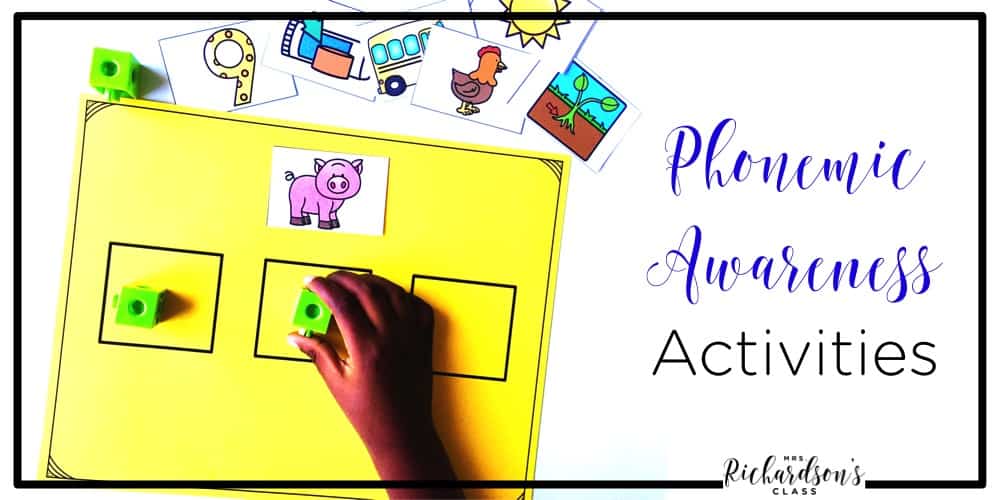 Phonemic awareness activities are an important building block for reading. These activities are simple to implement, purposeful, and engaging for students! 