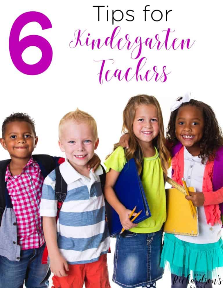 Being a new kindergarten teacher can be overwhelming, but I quickly fell in love. Here are 6 simple tips for kindergarten teachers to remember as they make the transition.