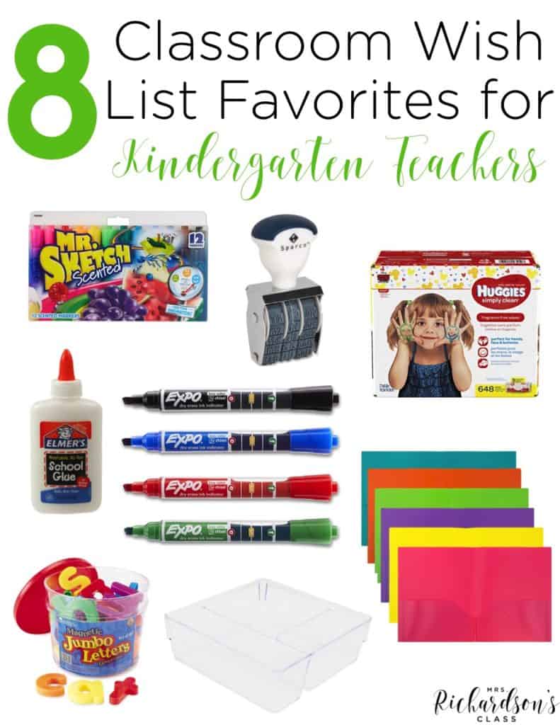 8 Classroom Wish List Favorites for Kindergarten Teachers Mrs