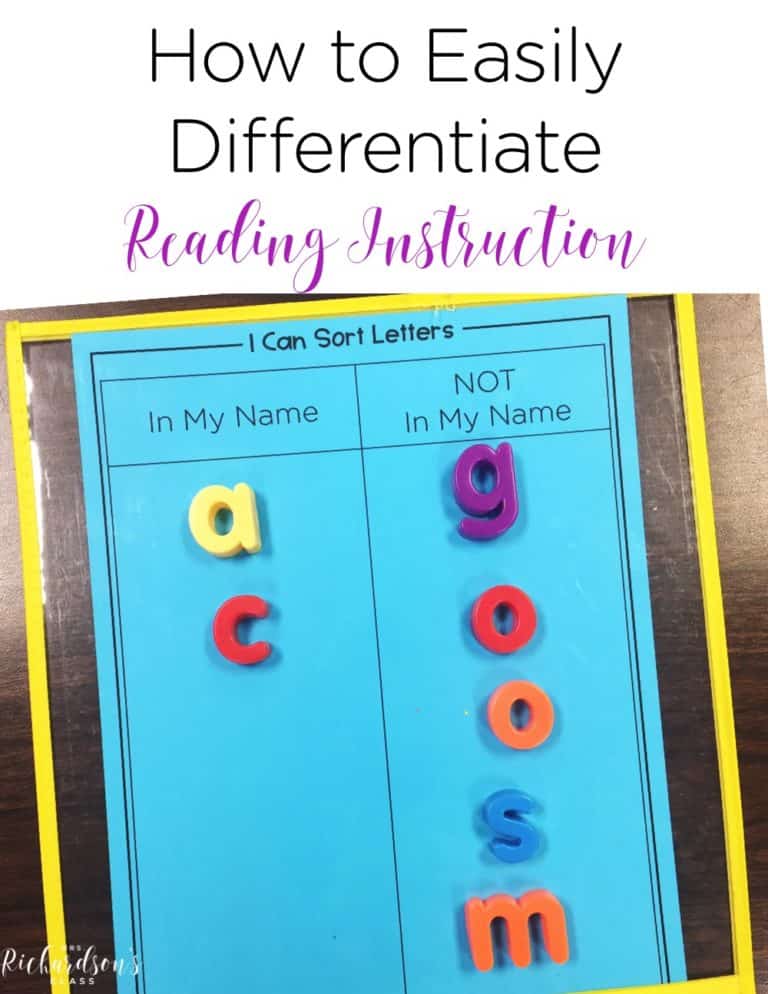 Do you struggle to differentiate your reading instruction? Check out these things you may already do in your classroom that help you meet your students where they are!