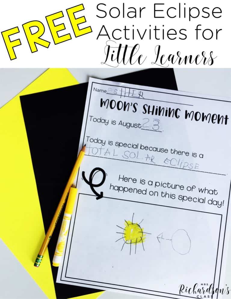 These solar eclipse activities are perfect for little learners! From writing, to drama, to videos--everything you need is here!