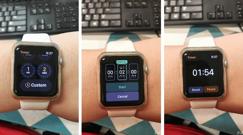 An Apple watch for teachers is a great way to set timers for so many uses throughout the day! 