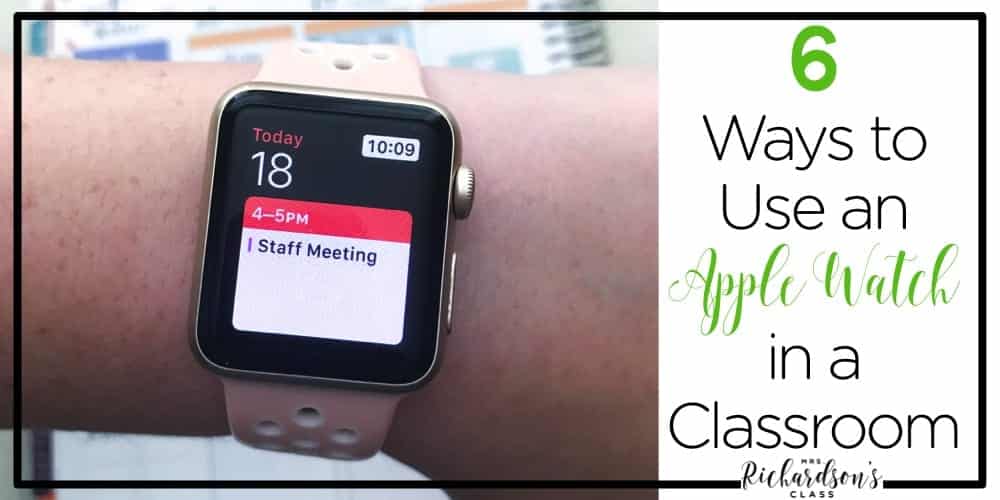 Are you a busy classroom teacher? Using an apple watch in your classroom is an easy way to help keep you on track all day with your school activities. Every teacher needs an apple watch!