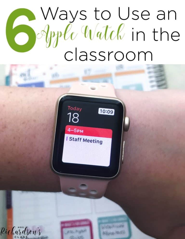 Are you a busy classroom teacher? Using an apple watch in your classroom is an easy way to help keep you on track all day with your school activities. Every teacher needs an apple watch!
