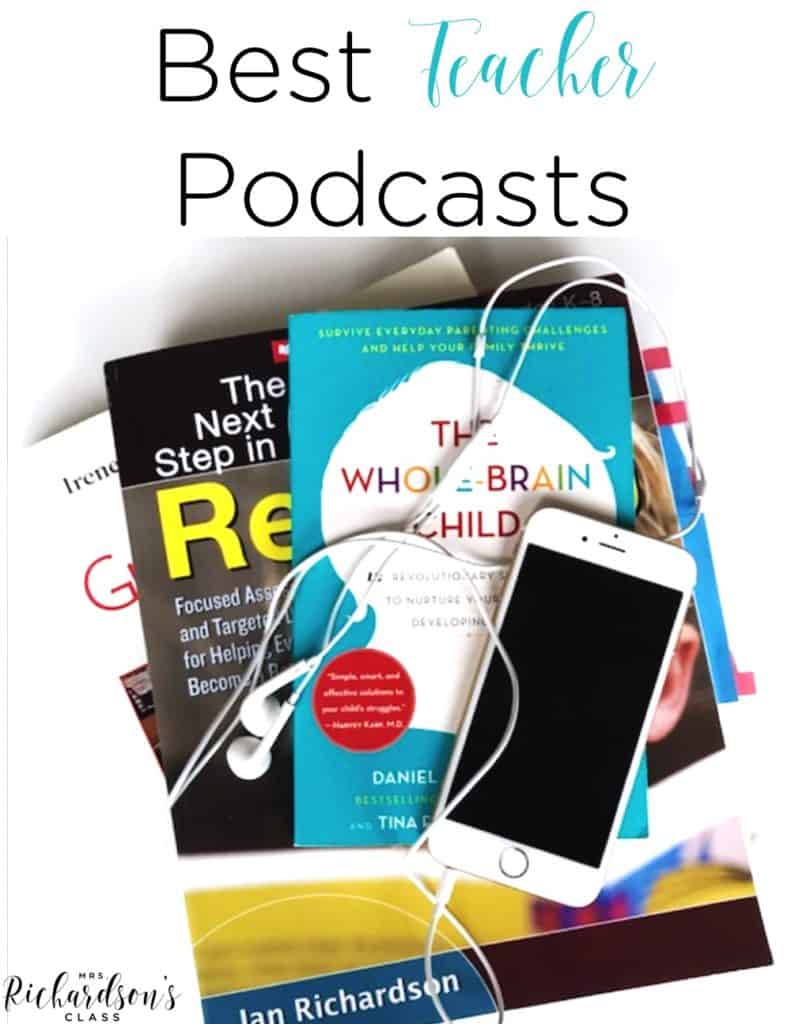 Looking for a little professional development on the go? Check out these top teacher podcasts!
