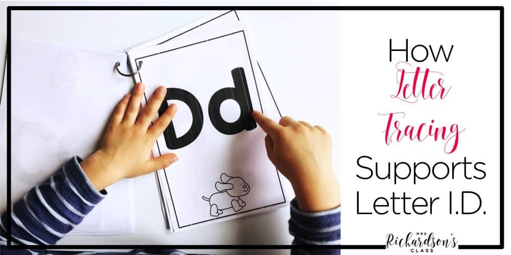 Letter tracing is a simple way to help students who are struggling with letter id! All you need is a book and teacher and you are set! Use this as a warm up in your guided reading groups, have a tutor use it with a child, or send it home with struggling students!