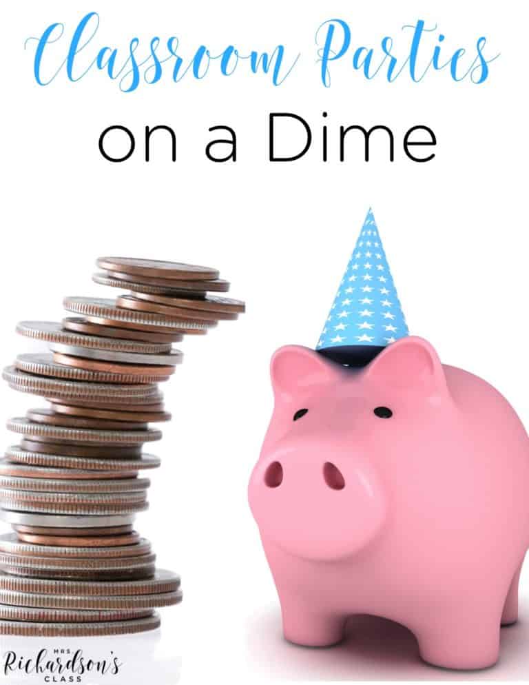 Classroom parties do not have toe break the bank! Check out this post for classroom party tips that are inexpensive for your next classroom party!