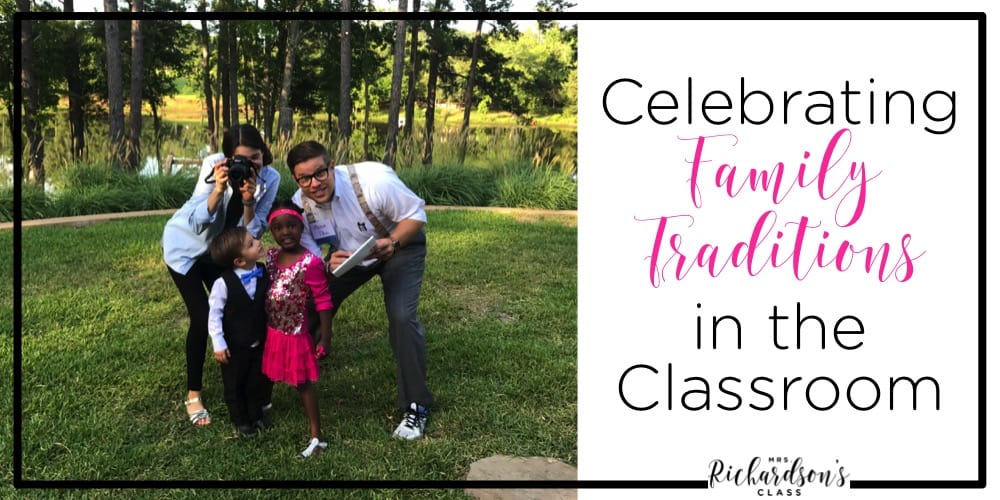 Celebrating families and family traditions in the classroom is incredibly valuable for our students. Use these ideas to celebrate families in your kindergarten and first grade classroom. 