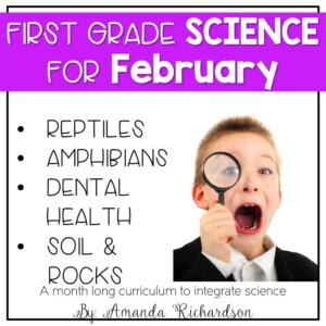 Be set for science in February as you dig into topics such as dental health, reptiles, amphibians, and rocks and soil! Your little learners are sure to love these hands-on activities. You can easily integrate literacy, too!