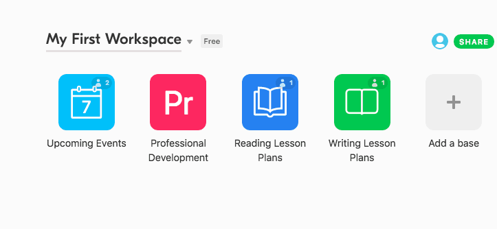 Using AirTable for Online Lesson Planning