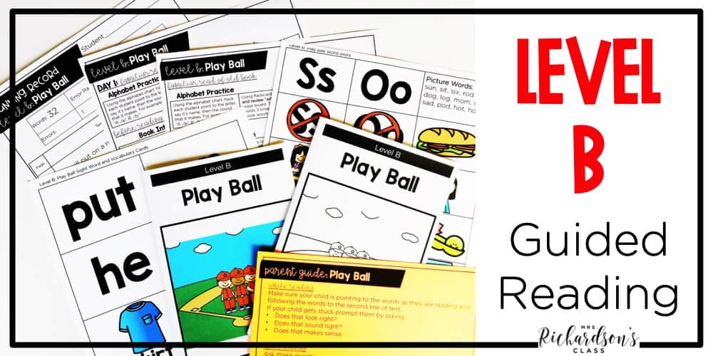 All About Level B Guided Reading Guided reading, Guided reading