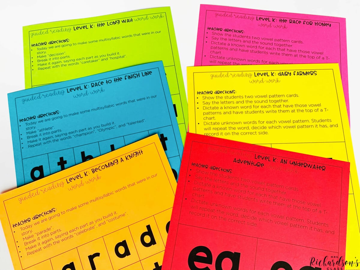 Guided Reading Level K: Books and Lesson Plans to Advance Readers