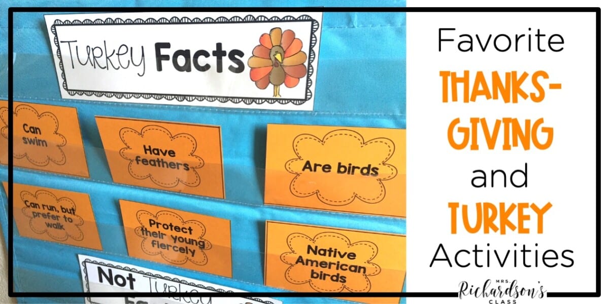 Favorite Thanksgiving and Turkey Activities for Little Learners - Mrs ...