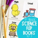 Science Interactive Notebook for First Grade Part 2: Energy, How ...