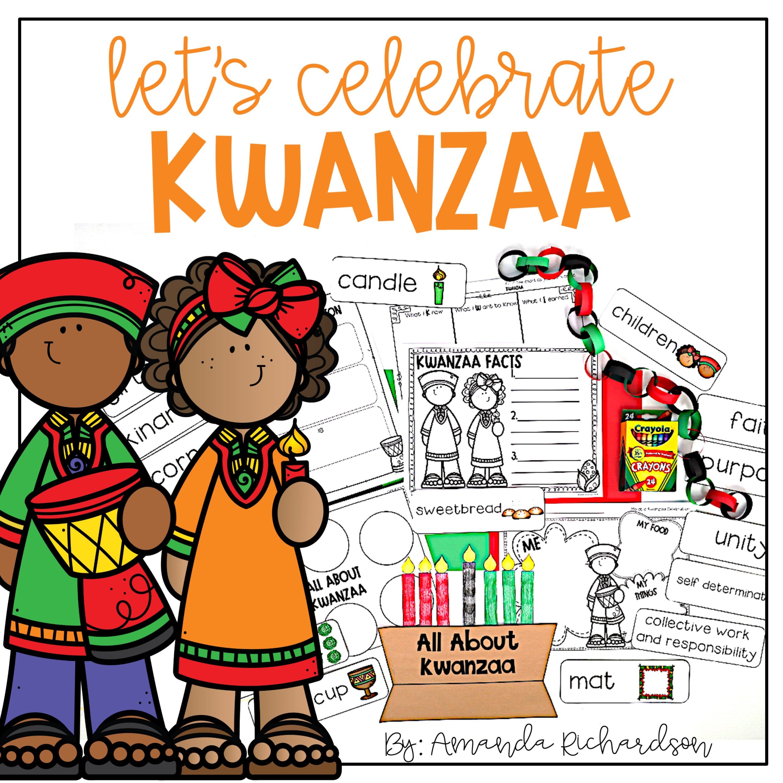 Kwanzaa Activities: Graphic Organizers, Mini-Book, and Craft
