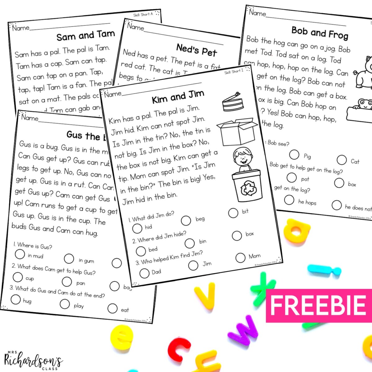 Free Decodable Passages For Guided Reading To Boost Readers