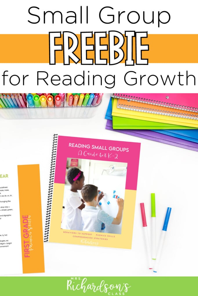 small group lesson plans for first grade