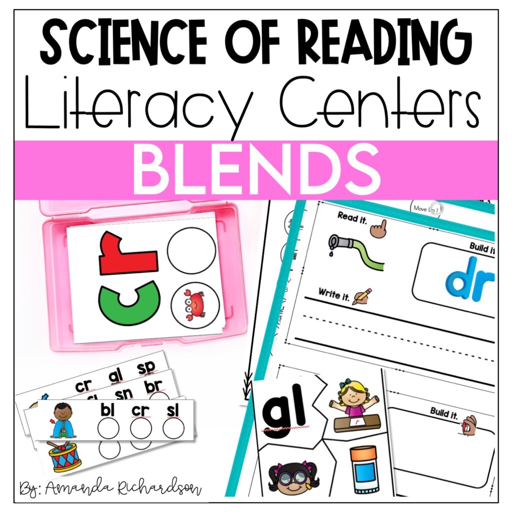 Activities for Blends: Blends Literacy Centers