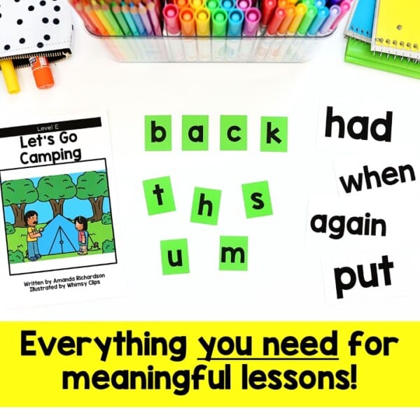 Guided Reading Level E Distance Learning: Lessons and Activities - Mrs ...