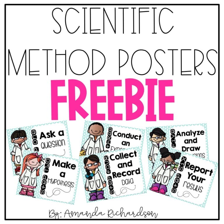 Scientific Method Posters {FREEBIE} - Mrs. Richardson's Class