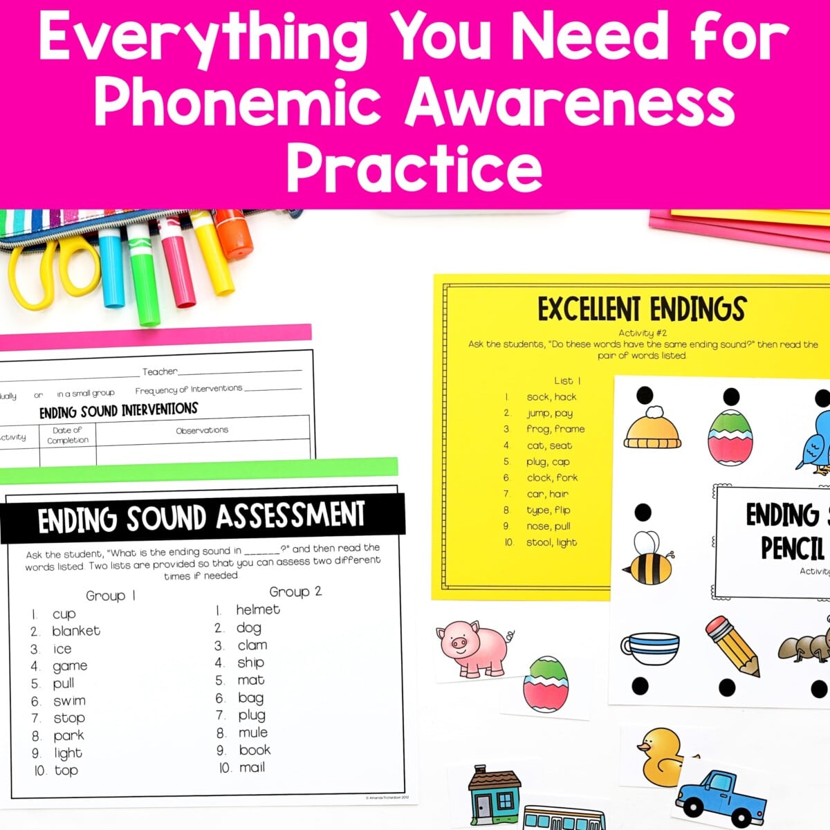 Phonemic Awareness Activities for Intervention - Image 2