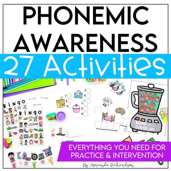 Phonemic awareness activities to support readers