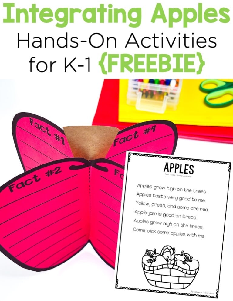 Integrating Apples into science, reading, and writing is not only simple, but engaging! It's the perfect way to hook your little learners!