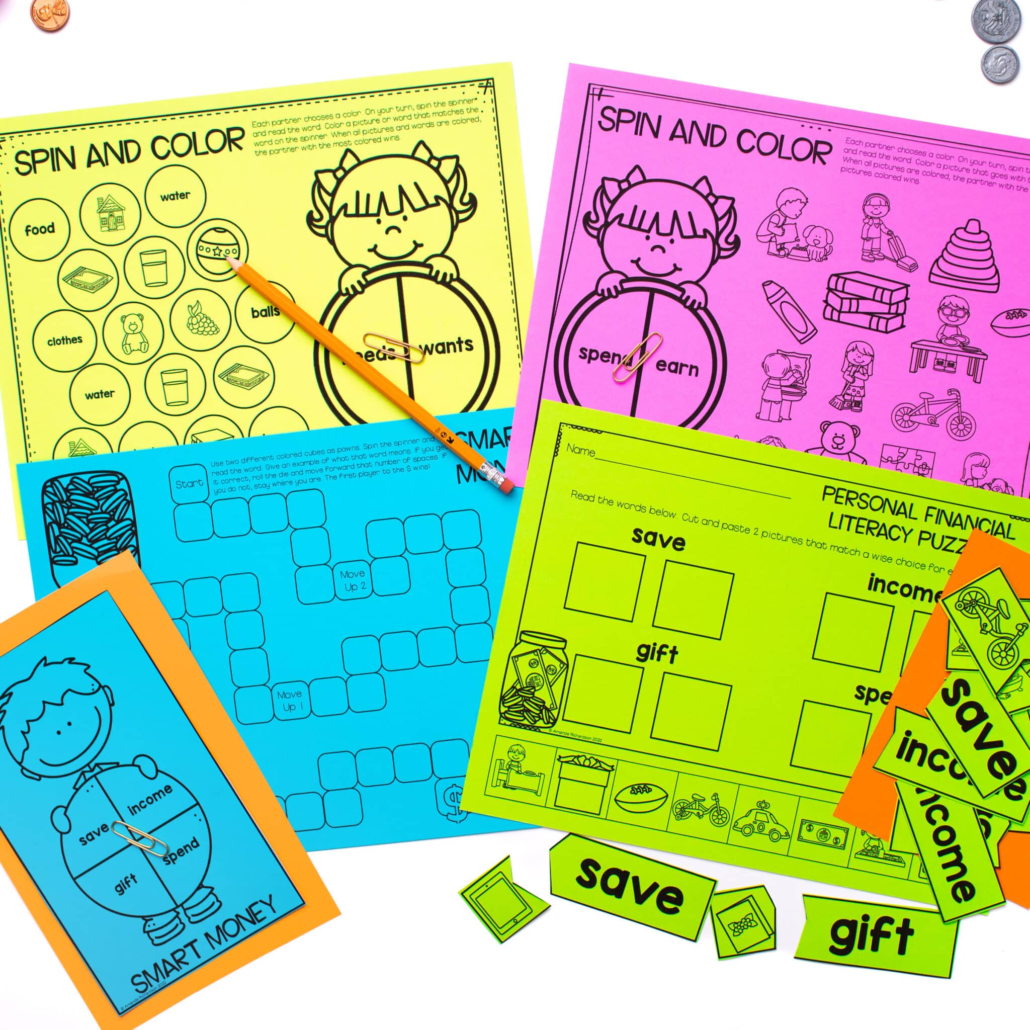 Ideas for Fun Financial Literacy for Elementary Students - Mrs ...